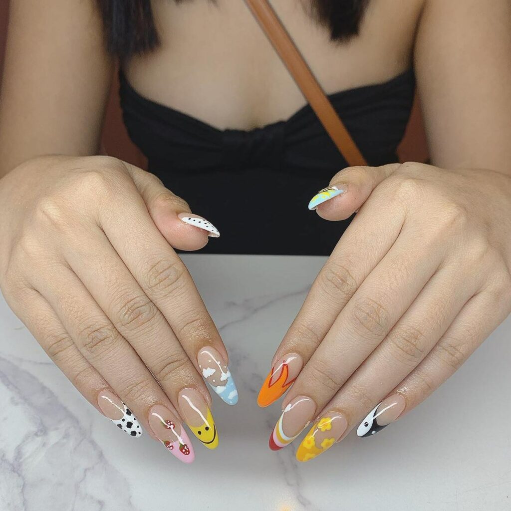 50 Latest Clear Nail Designs To Try In 2024! 30 Vibrant Colors on Clear Nails