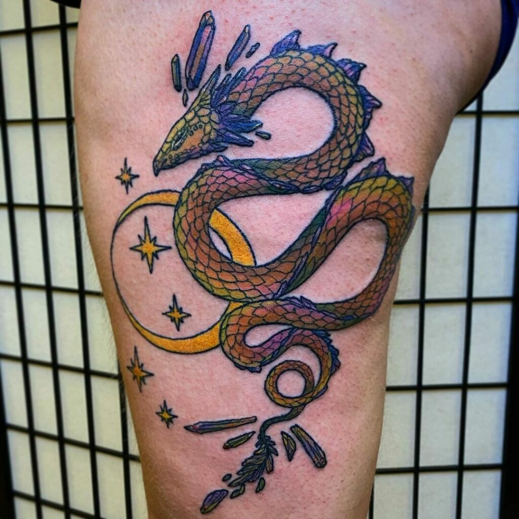 10+ Dragon Tattoo Ideas You'll Have To See To Believe! 21 Vibrant Seven Colored Dragon Tattoo