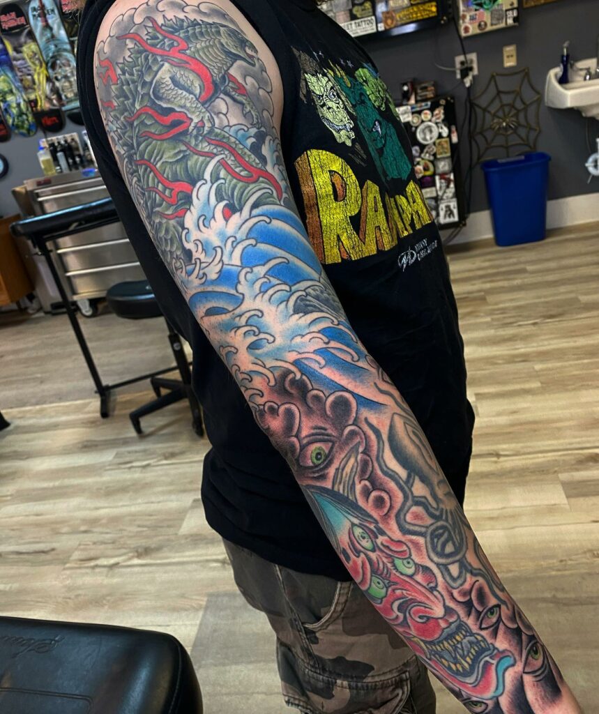 14+ Tattoo Styles Sleeve Ideas That Will Blow Your Mind! 15 Vibrant Sleeve Tattoo