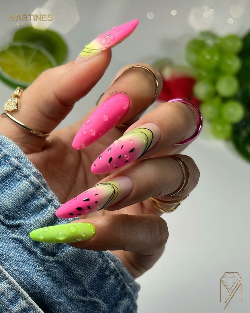 29 LATEST WATERMELON NAIL DESIGNS TO TRY IN 2024! 30 Vibrant Watermelon-Inspired Nail Artistry