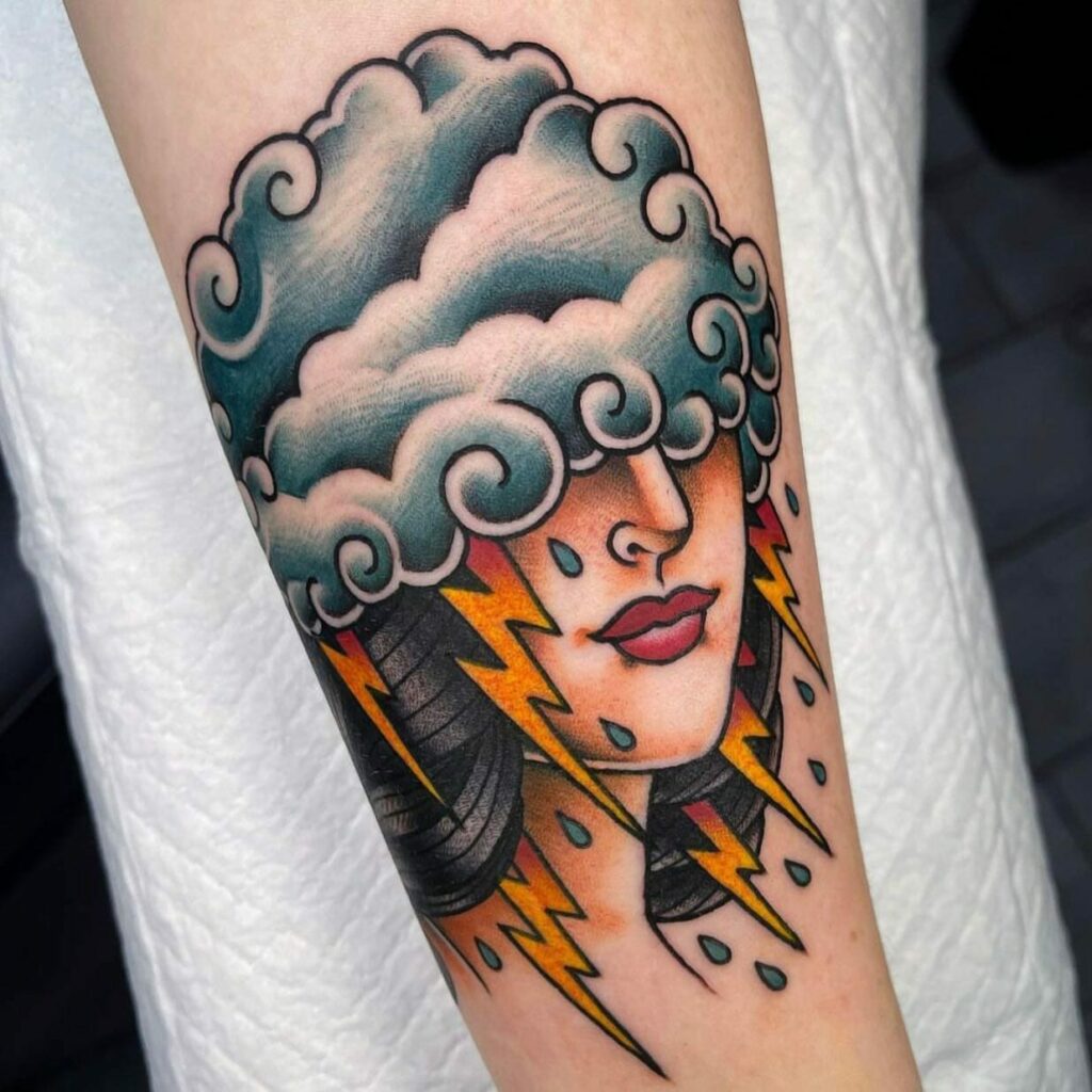 11+ Traditional Tattoo For Women Ideas That Will Blow Your Mind! 14 Vintage American Traditional Tattoo For Women