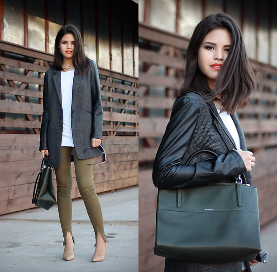 HOW TO DRESS BUSINESS CASUAL WITH LEGGINGS 11 WEAR A BLAZER WITH LEGGINGS
