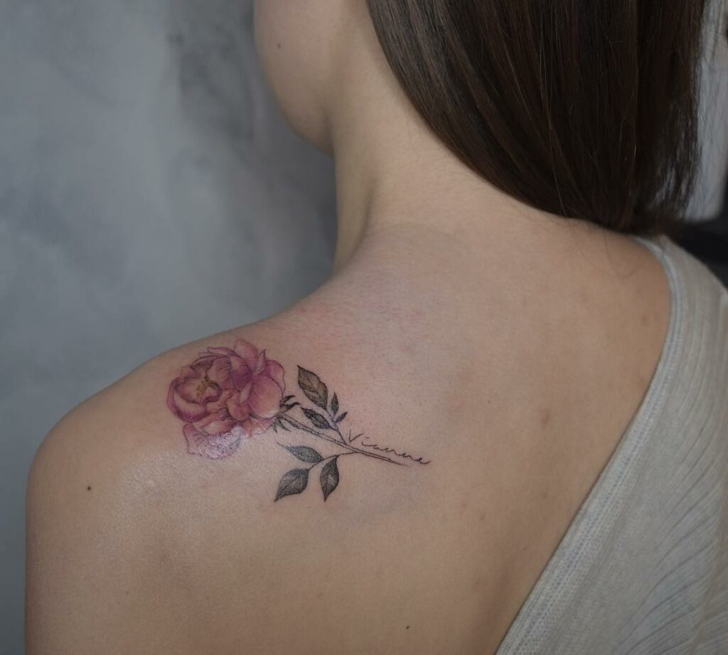 11+ Floral Watercolor Tattoo Ideas That Will Blow Your Mind 20 Watercolor Flowers With Letters