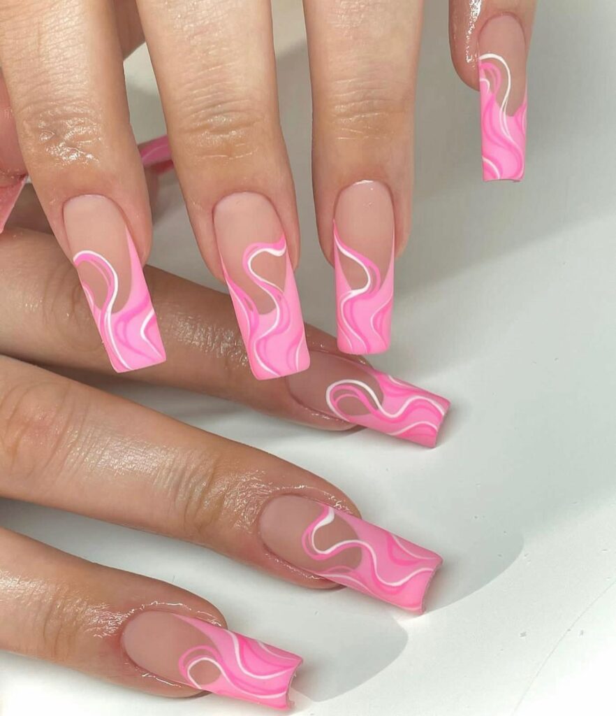 40 Latest Nude Pink Nail Ideas To Try In 2024! 47 Watercolor Pink Nude Nails