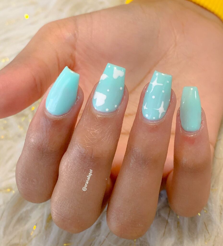 18 Latest Light Blue Nail Designs To Try In 2024! 23 Watercolor Wonder