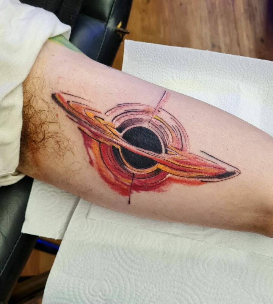 10+ Black Hole Tattoo Ideas You'll Have To See To Believe! 13 Watercolour Black Hole Tattoo