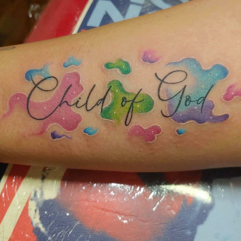 12+ Child Of God Tattoo Ideas To Inspire You! 17 Watercolour Wonder Tattoo