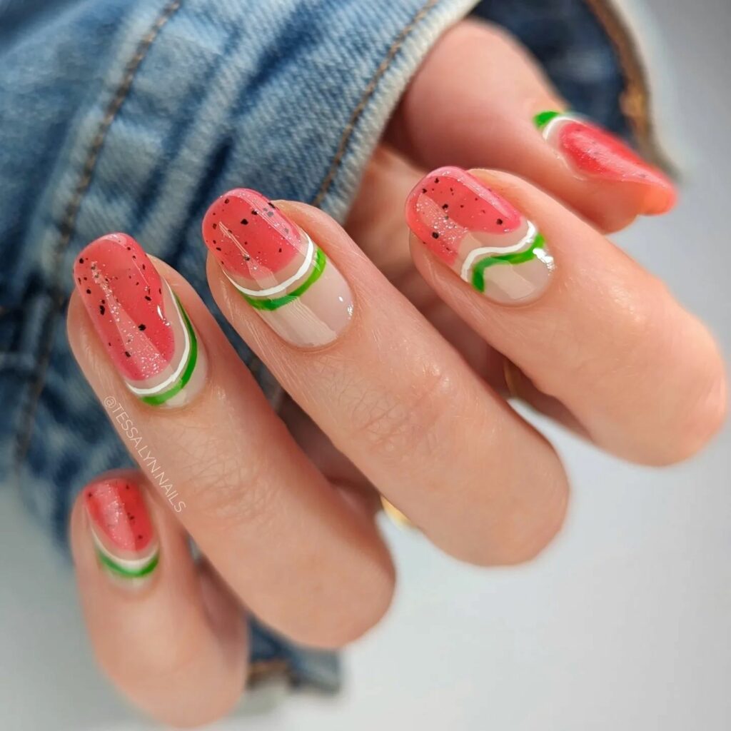 29 LATEST WATERMELON NAIL DESIGNS TO TRY IN 2024! 31 Watermelon Slices Nail Design