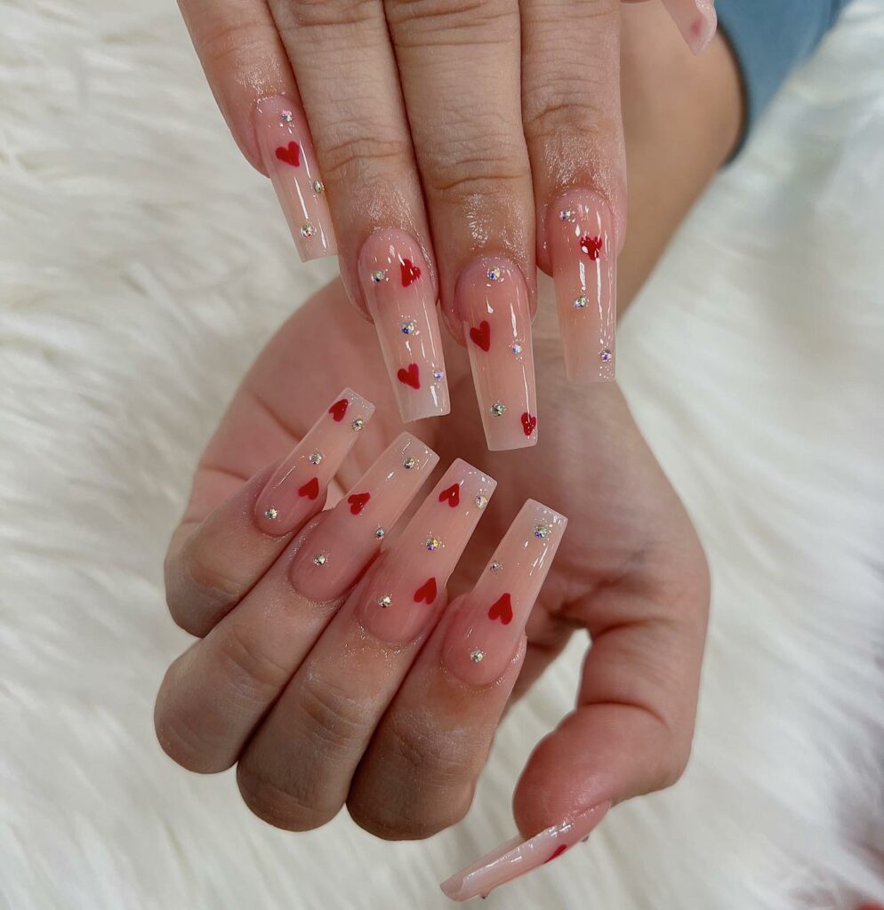 Get Inspired by 29 Stunning Diamond Nail Designs for 2024 13 Wavy Diamond Nails