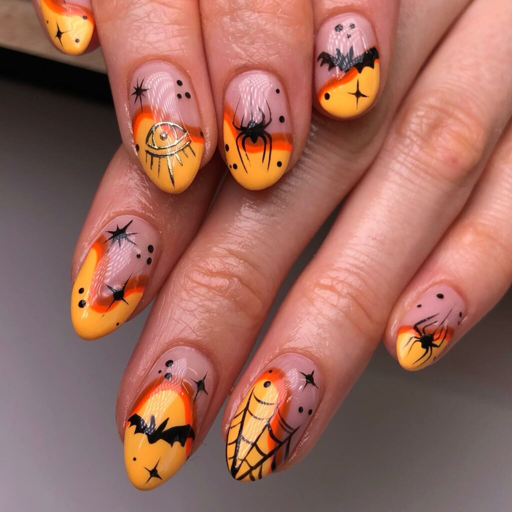 55 Latest Spider Web Nail Designs To Try In 2024! 55 Webs on the Underneath