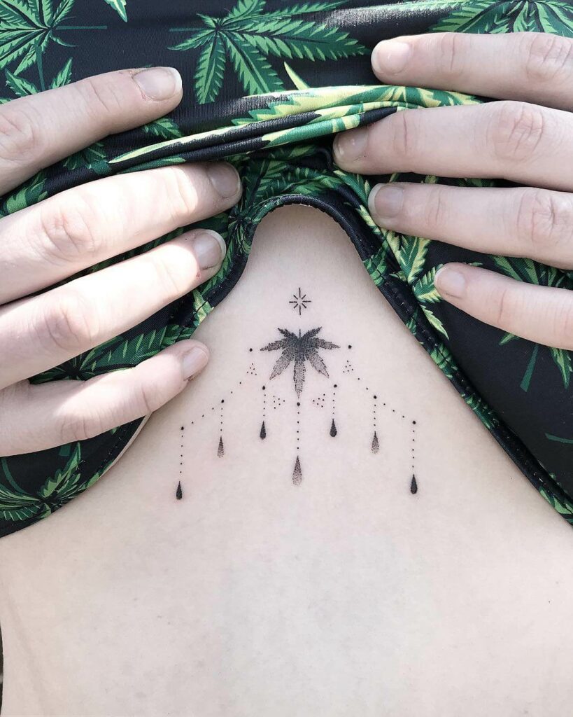 10+ Weed Leaf Tattoo Ideas You Have To See To believe! 11 Weed Leaf Tattoo Design