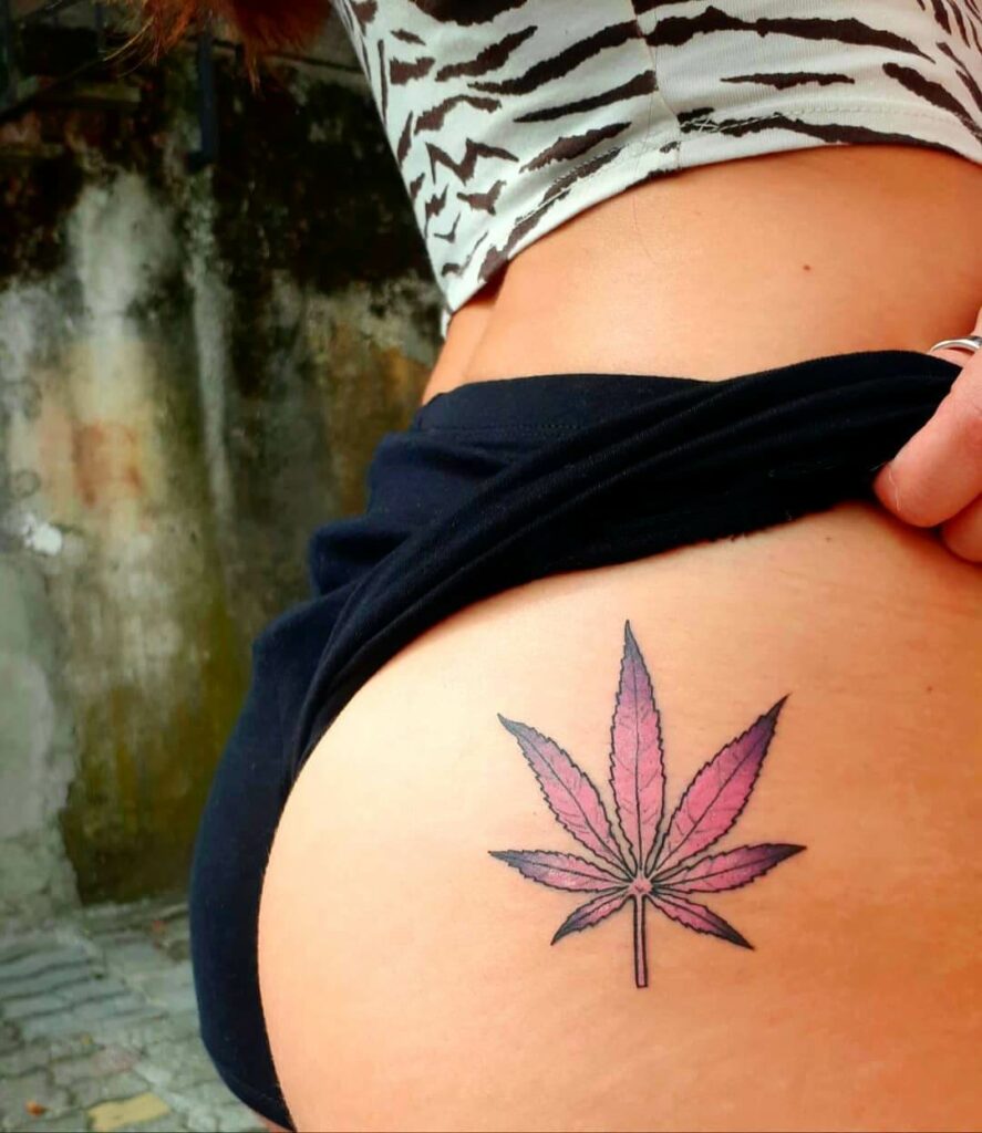 10+ Weed Leaf Tattoo Ideas You Have To See To believe! 18 Weed Leaf Tattoo Stencil