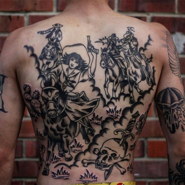 14+ Western Tattoo Ideas To Inspire You! 10 Western Tattoo