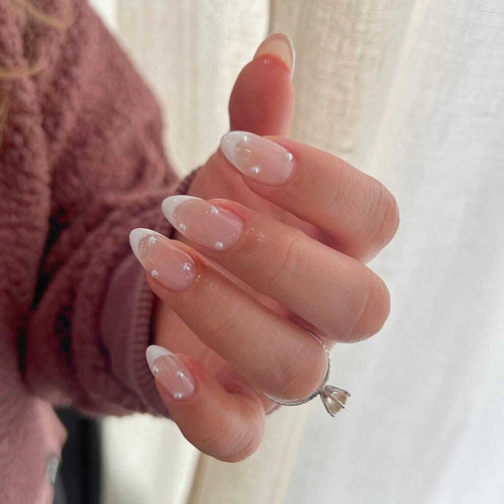 Discover 40 Short White Nail Designs for 2024 17 White Almond Nails