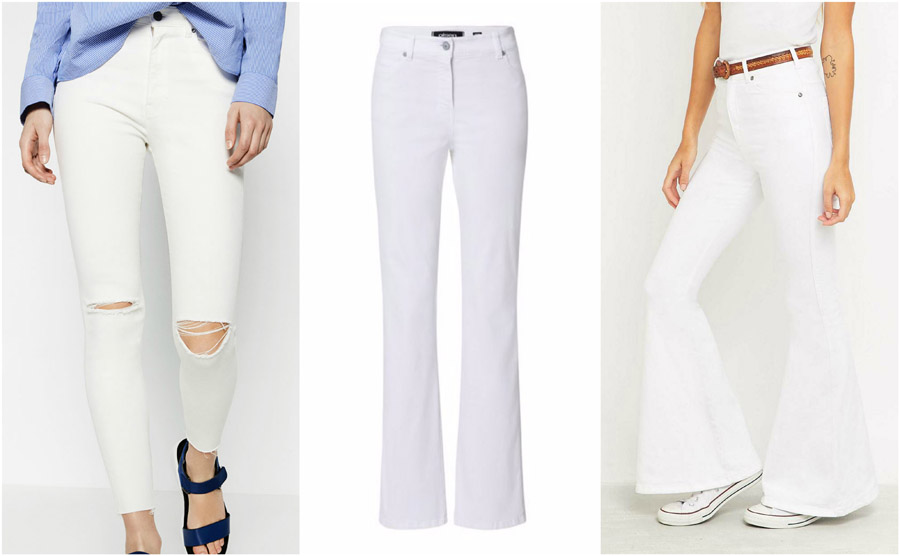 The Best High Waisted Jeans – How They Should Fit & What To Style Them With 56 White Coloured High Waist Jeans Shop Grid Alexie 2