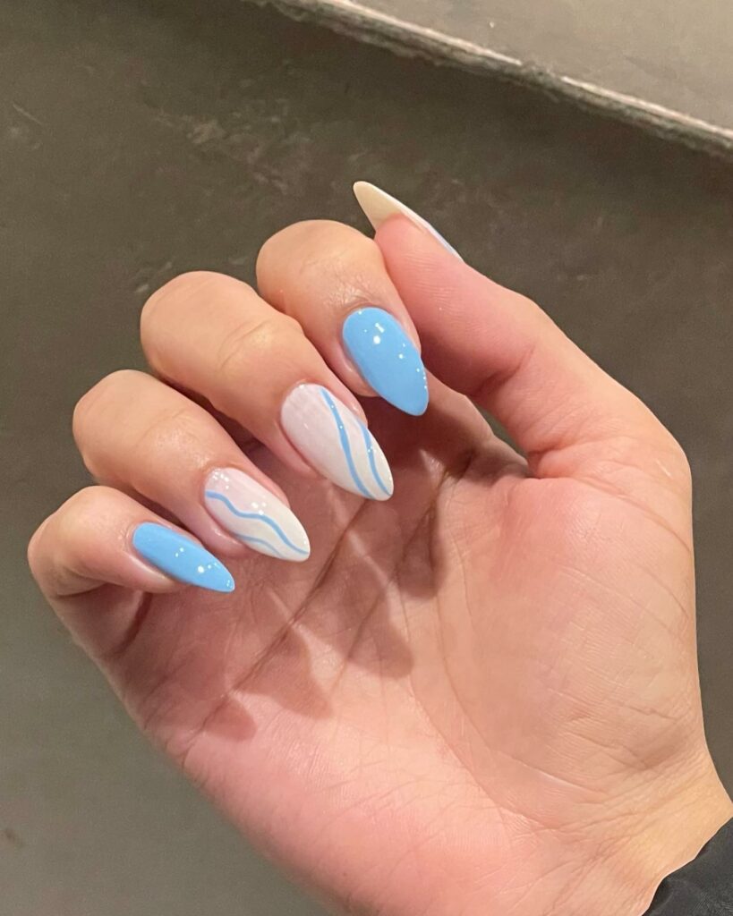 Exciting Birthday Nail Inspirations for 2024 π 44 White Nails with a Splash of Color