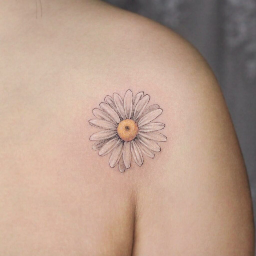 11+ Mini Small Sunflower Tattoo Ideas That Will Blow Your Mind! 13 White Sunflower Tattoo Ideas