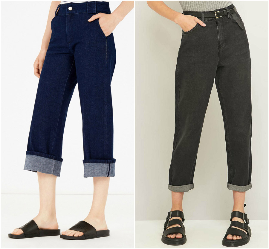 The Best High Waisted Jeans – How They Should Fit & What To Style Them With 43 Wide Leg High Waist Jeans Shop Grid Alexie 2