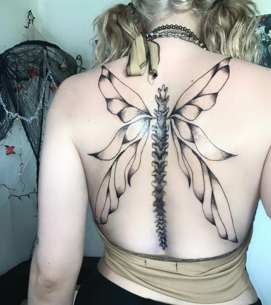 12+ Fairy Wings Tattoo Ideas To Inspire You! 16 Wing Tattoos Featuring Dragonfly Fairy Designs