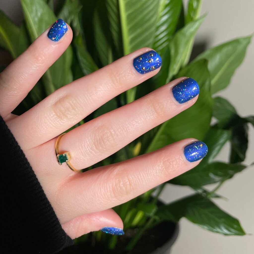 40 Latest New Year’s Nail Art Ideas To Try In 2024 35 Winter Midnight Nails