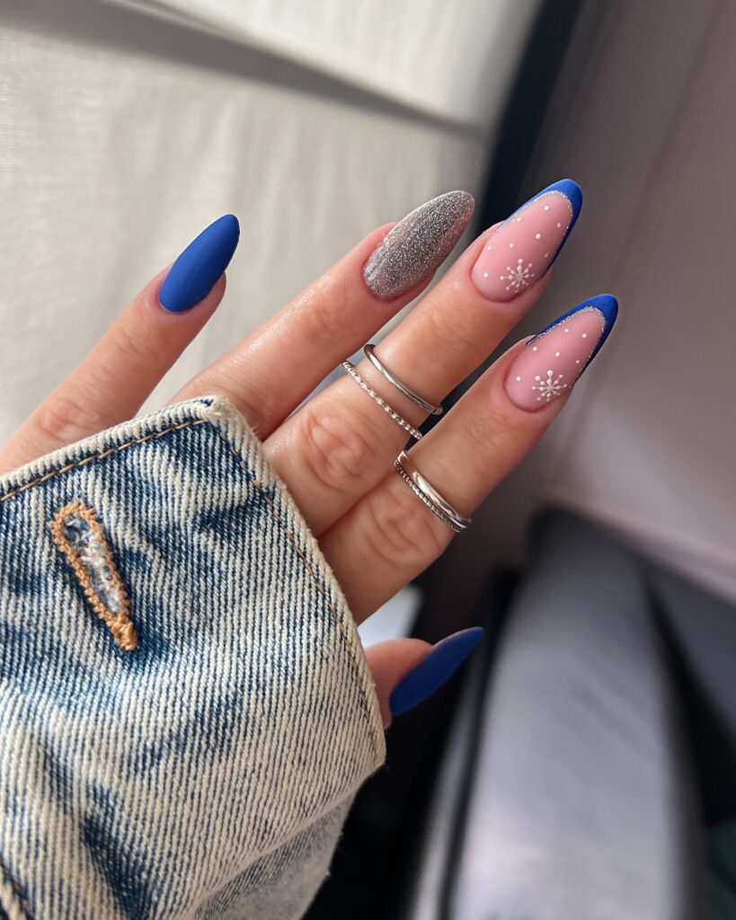 25 Latest Frozen Nail Designs To Try In 2024! 16 Winter's Whisper Frozen Nails