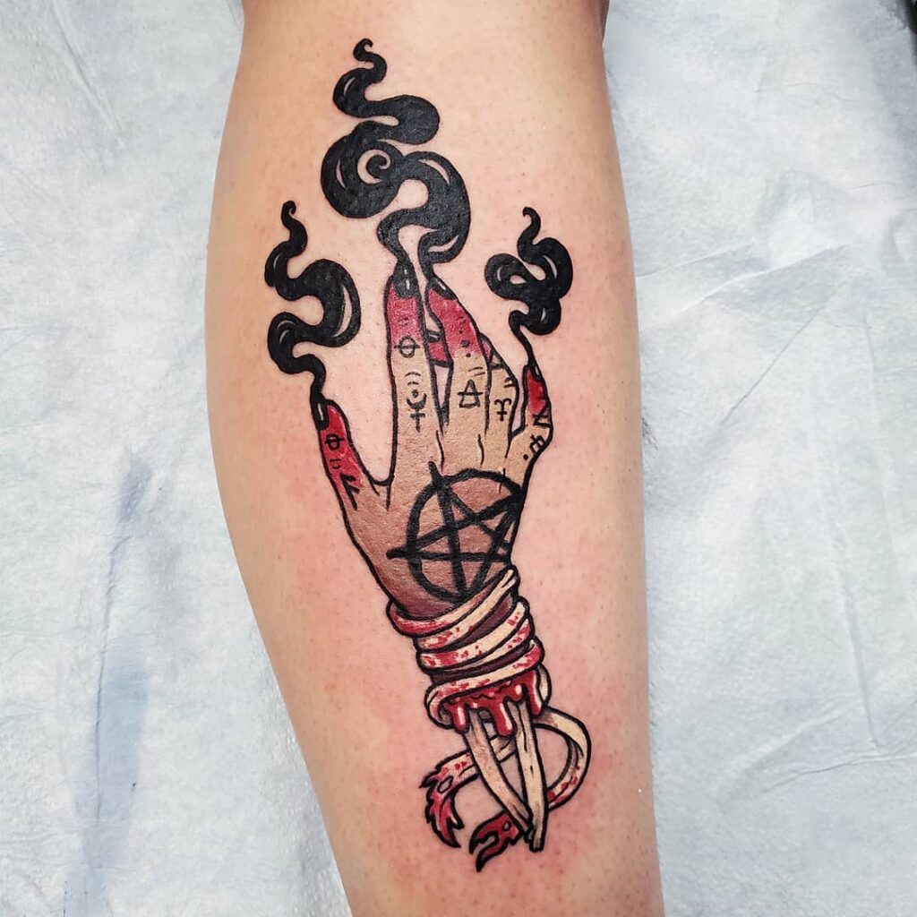 11+ Hand Of Glory Tattoo Ideas That Will Blow Your Mind! 15 Witchy Hand Of Glory Tattoo Idea