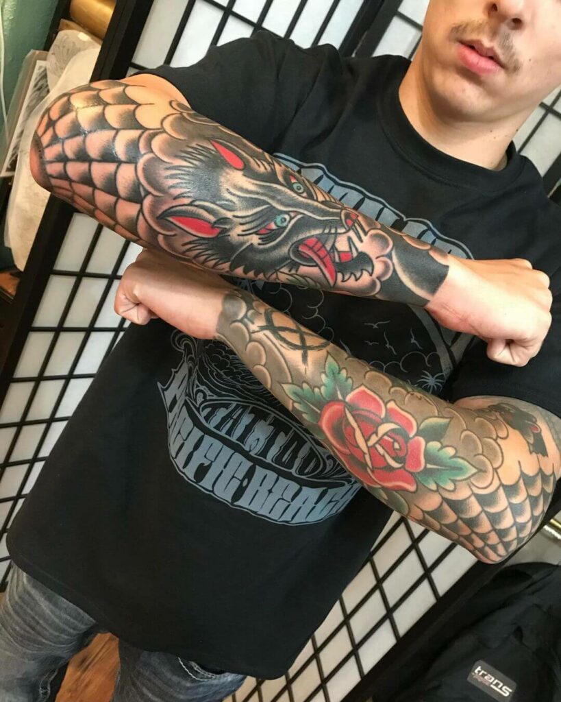 11+ Wolf Head Tattoo Ideas You Have To See To Believe! 10 Wolf Head Tattoo