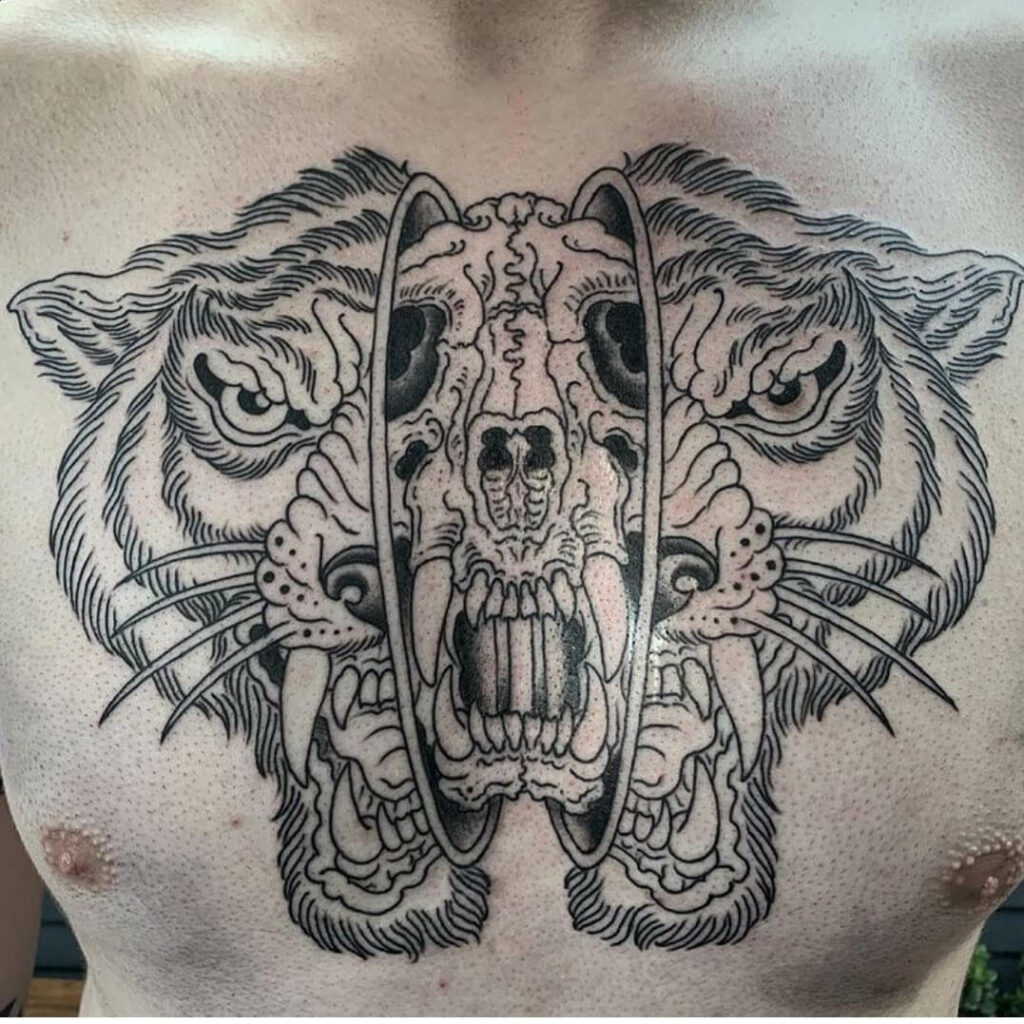 11+ Wolf Head Tattoo Ideas You Have To See To Believe! 11 Wolf Skull Tattoo
