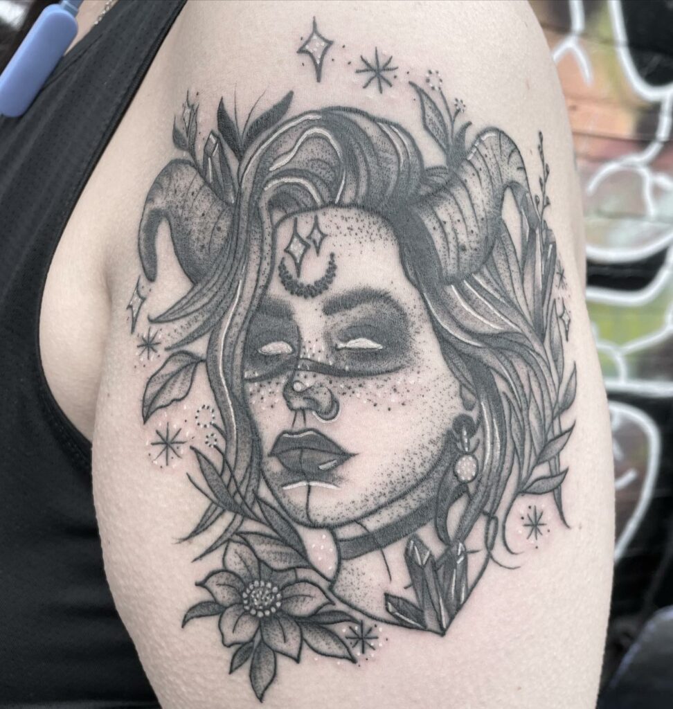 12+ Creative Taurus Tattoos Ideas To Inspire You! 11 Woman And Stars Taurus Tattoo