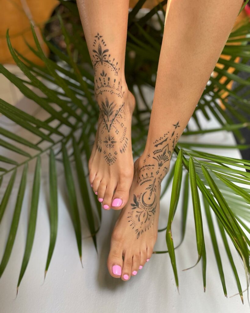 11+ Woman Feet Tattoo Ideas That Will Blow Your Mind! 10 Woman Feet Tattoo Ideas
