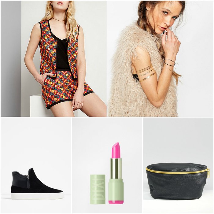 What to Wear to a Concert - Whatever Your Music Taste 22 Womens Outfit Grid - What to Wear to an Outdoor Festival Outfit