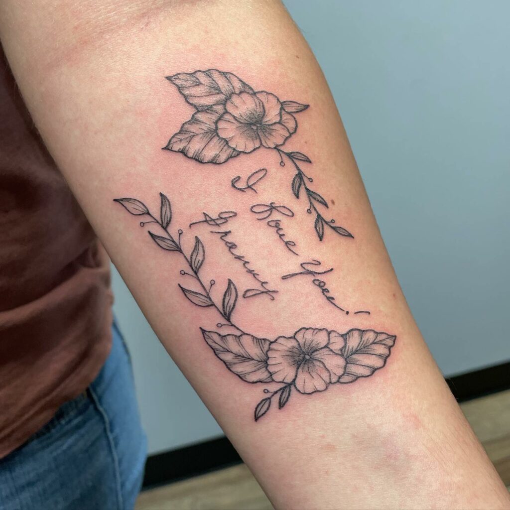 13+ Pansies Tattoo Ideas To Inspire You! 16 Wonderful Pansies Tattoo Designs With Inscriptions