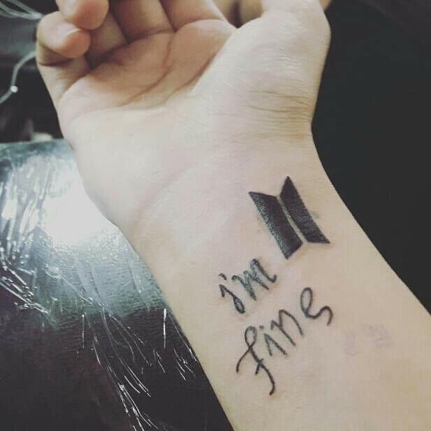 10+ I'm Fine Save Me Tattoo Ideas That Will Blow Your Mind! 20 Wrist Im Fine Save Me Tattoo