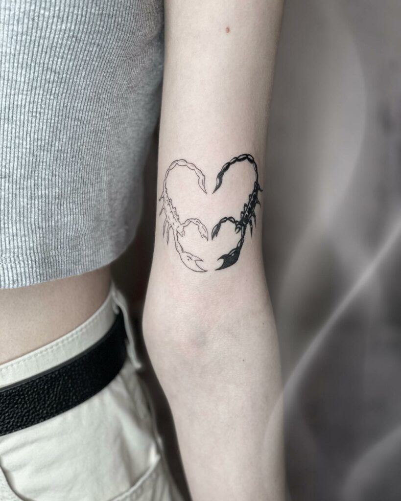 15+ Girly Scorpio Sign Tattoo Ideas That Will Blow Your Mind! 20 Yin Yang Scorpion Tattoo