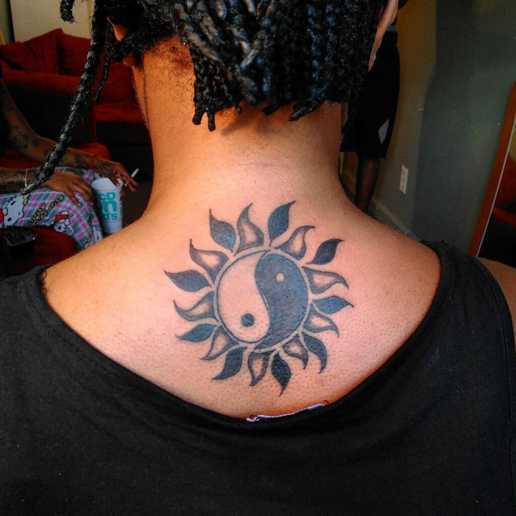 19+ Back Of Neck Tattoo Ideas You'll Have To See To Believe! 25 Yin Yang Tattoo