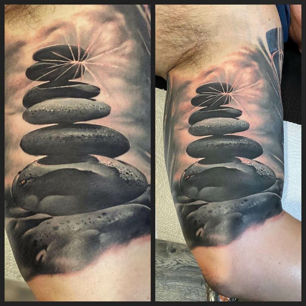 12+Zen Tattoo Ideas To Inspire You 13 Zen Rock Formation Tattoo
