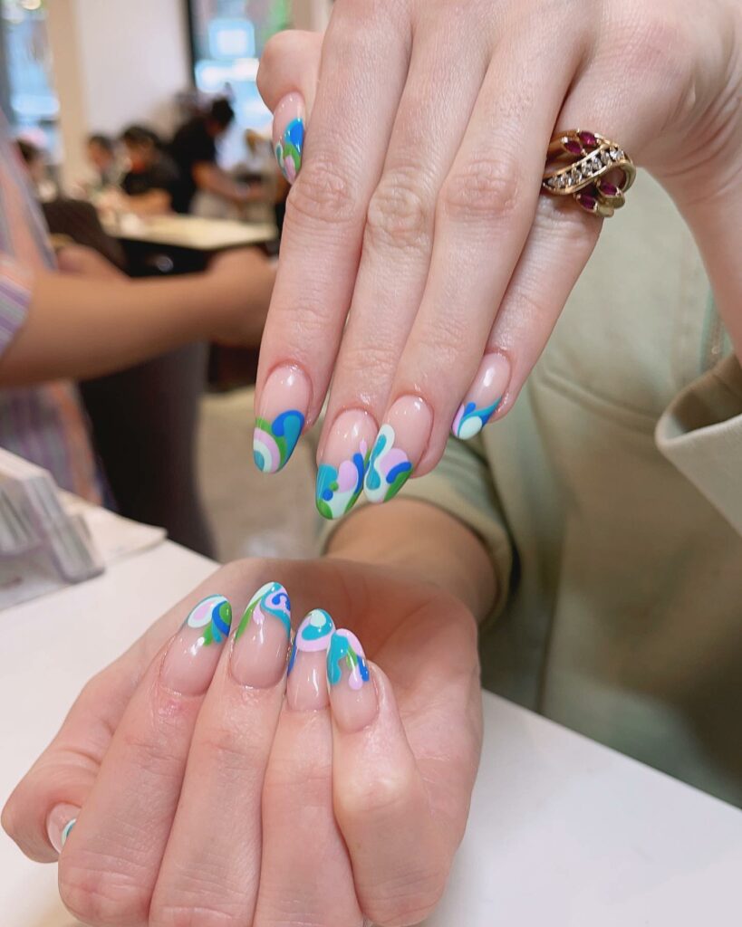 40 Latest New Year’s Nail Art Ideas To Try In 2024 22 abstract Nails