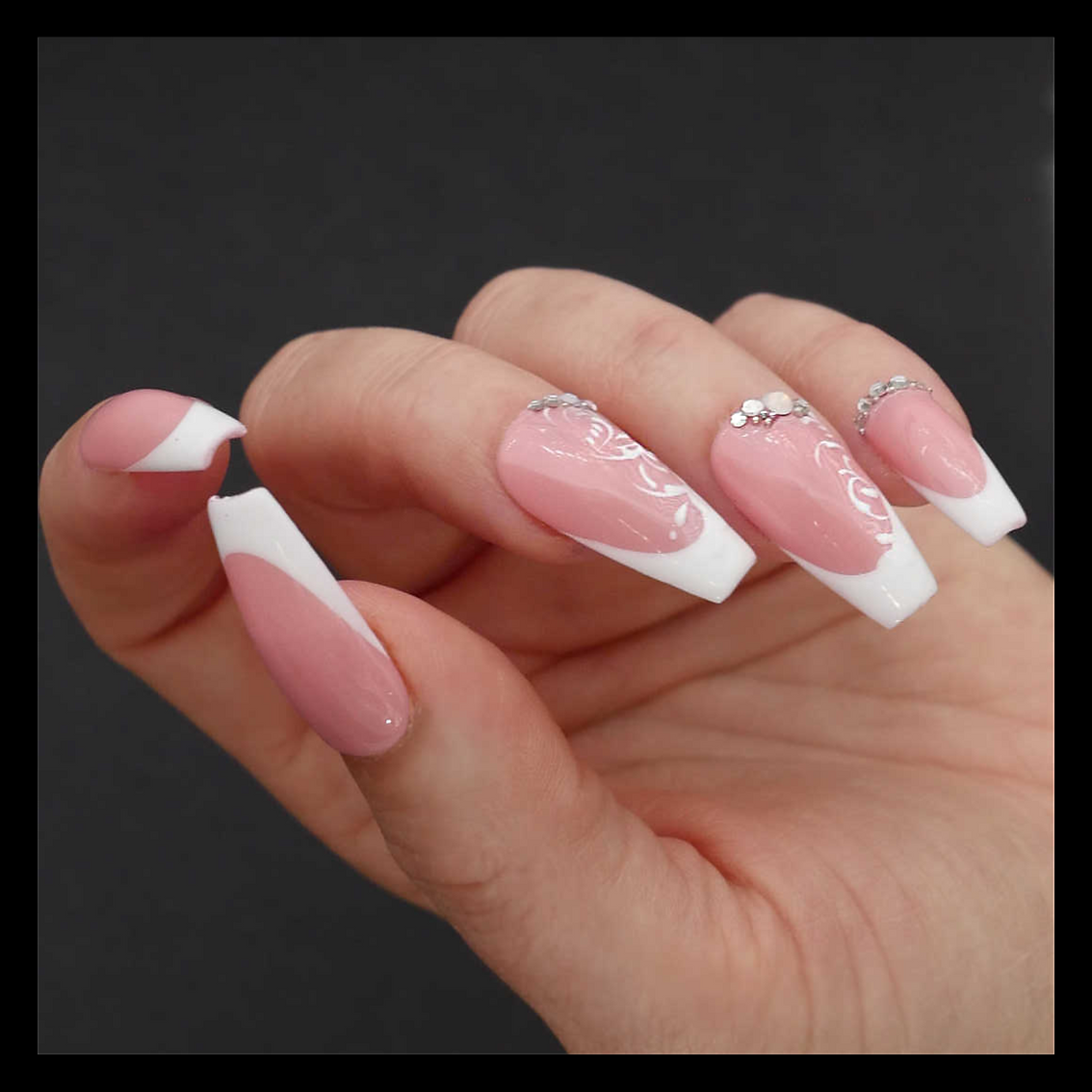 32 Latest Square French Nail Designs To Try In 2024! 29