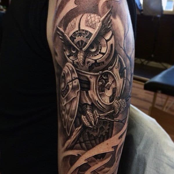 33 Latest Owl Tattoos To Inspire You In 2024! 13 Owl Tattoo Sleeve