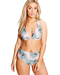 Boohoo Plus Floral Print High Waist Bikini £22 Boohoo Plus Floral Print High Waist Bikini £22