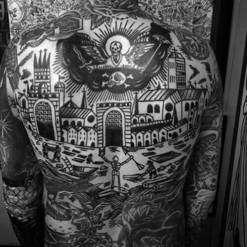 28 Latest Old School Tattoos To Inspire You In 2024! 16