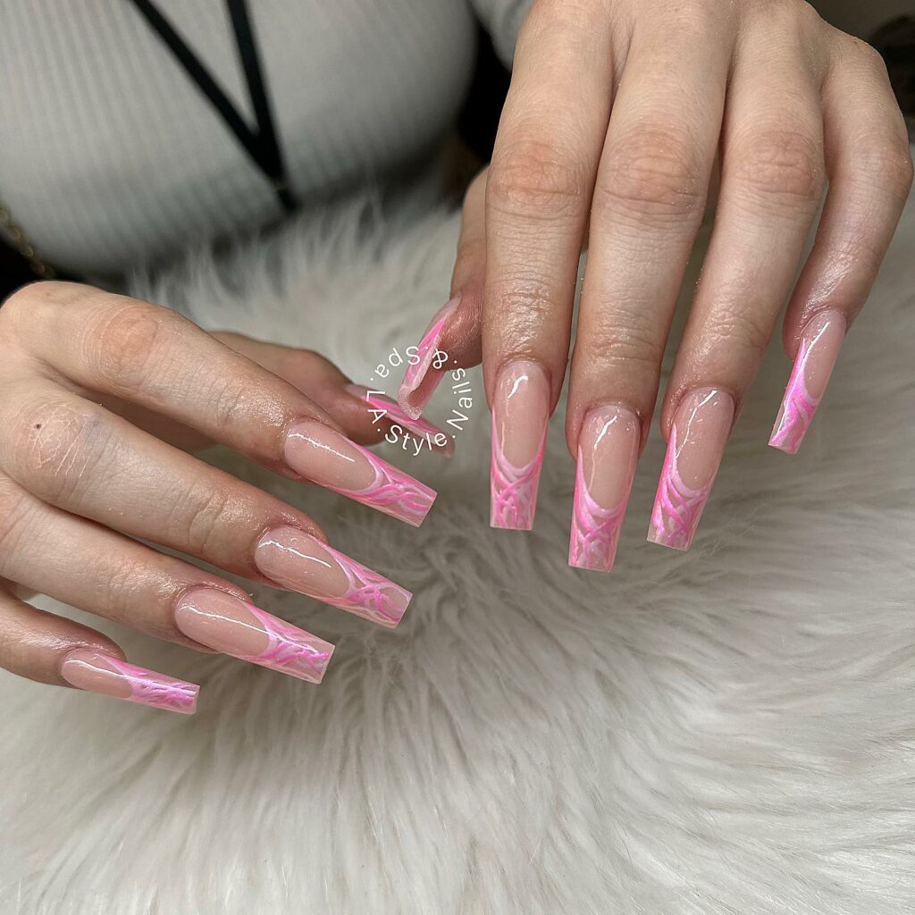 40 Latest Nude Pink Nail Ideas To Try In 2024! 34 Coffin-Shaped Nude Pink Nails