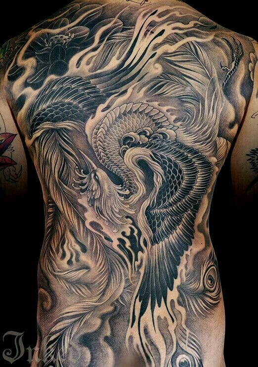 33 Latest Phoenix Tattoos To Inspire You In 2024! 12 Full Back Phoenix Tattoo