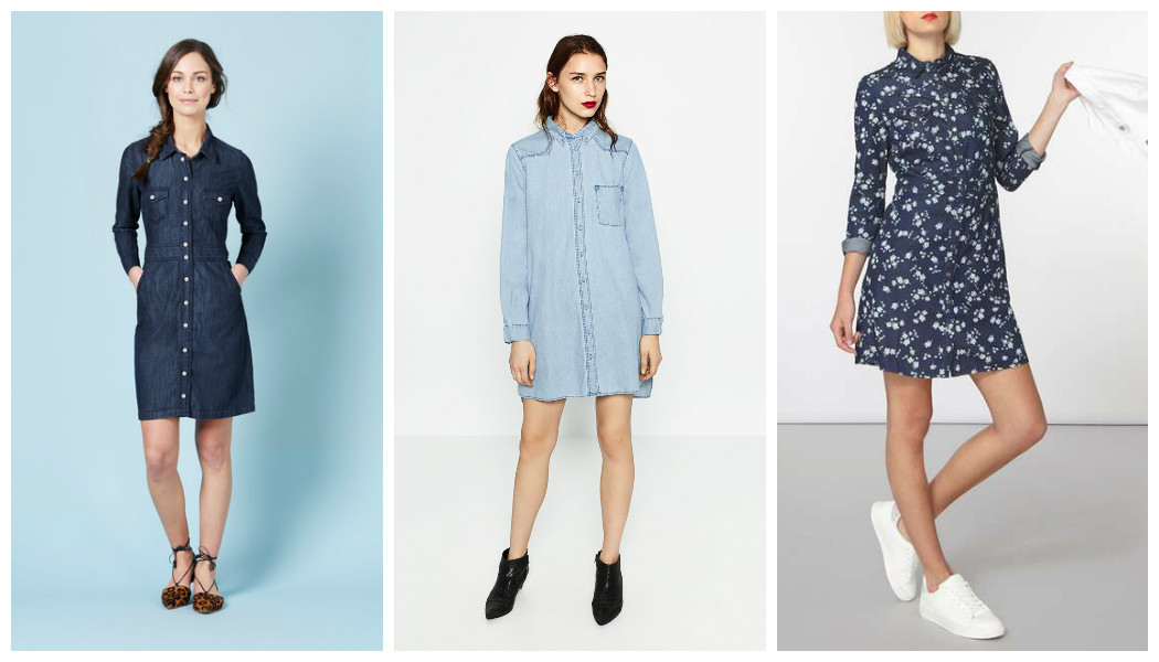 How To Wear Denim Shirts 59 denim shirt dresses