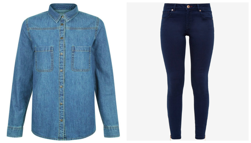 denim shirt jeans