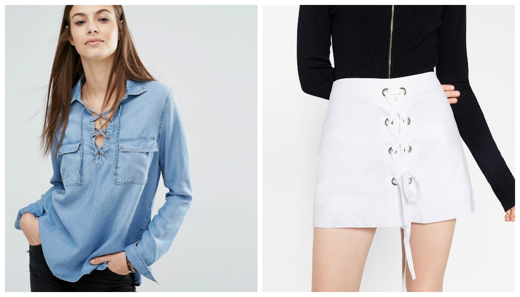 How To Wear Denim Shirts 55 denim shirt white skirt