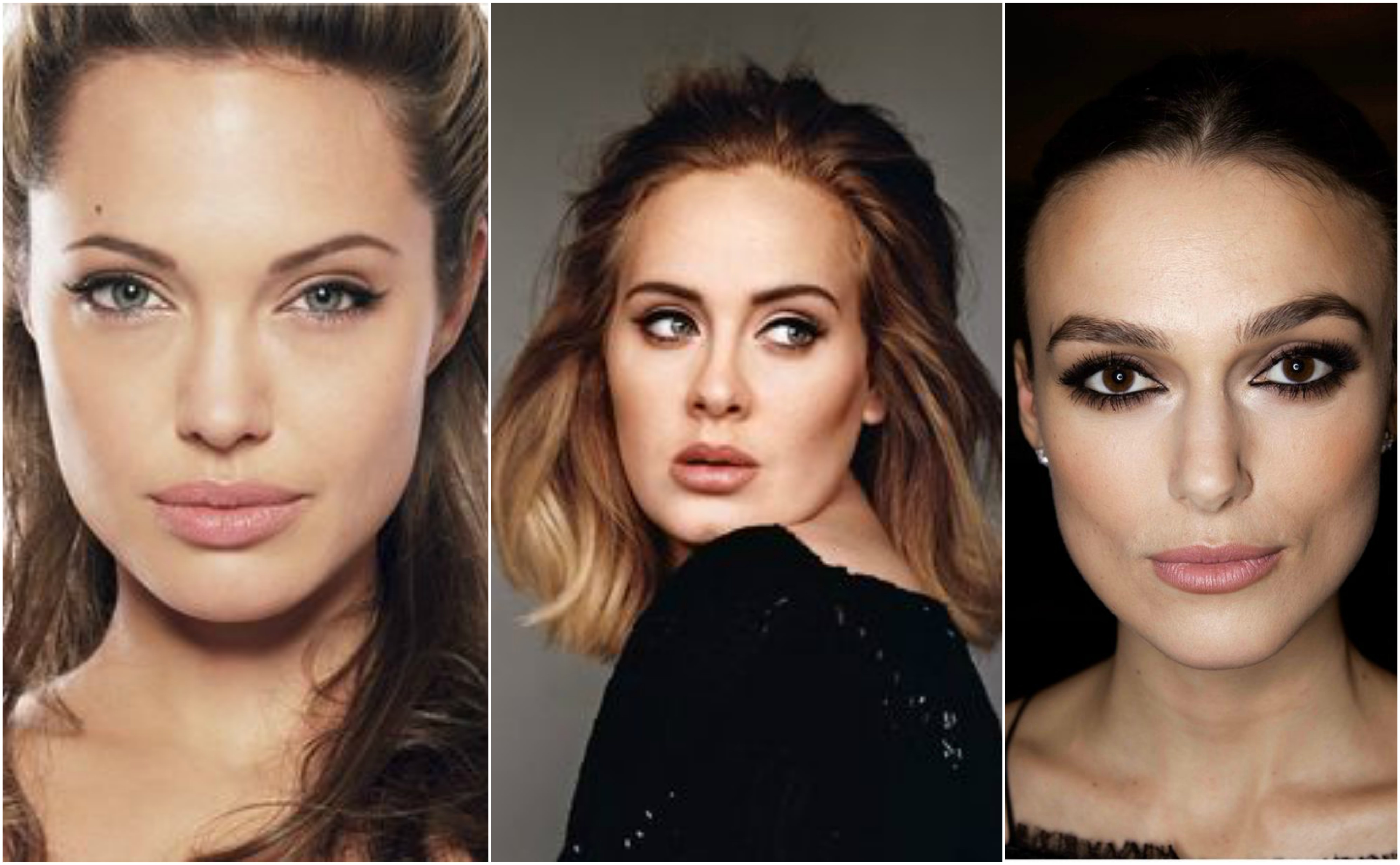10 Makeup Trends for Autumn / Winter You Need to Try 15 Celebrity make up inspiraton grid: Angelina Jolie, Adele & Keira Knightley