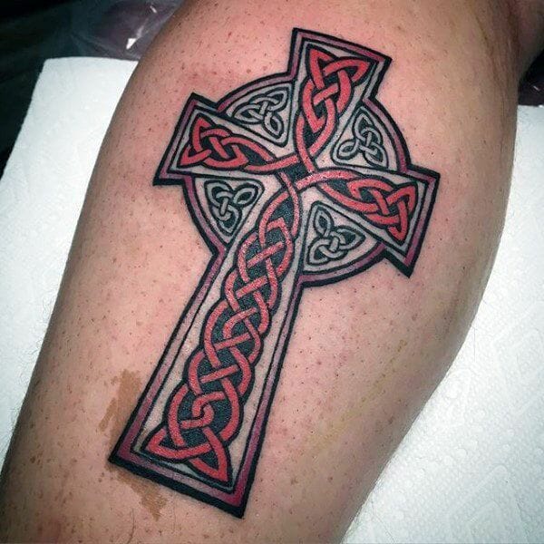 33 Latest Cross Tattoos To Inspire You In 2024! 35 Celtic Cross With Colour