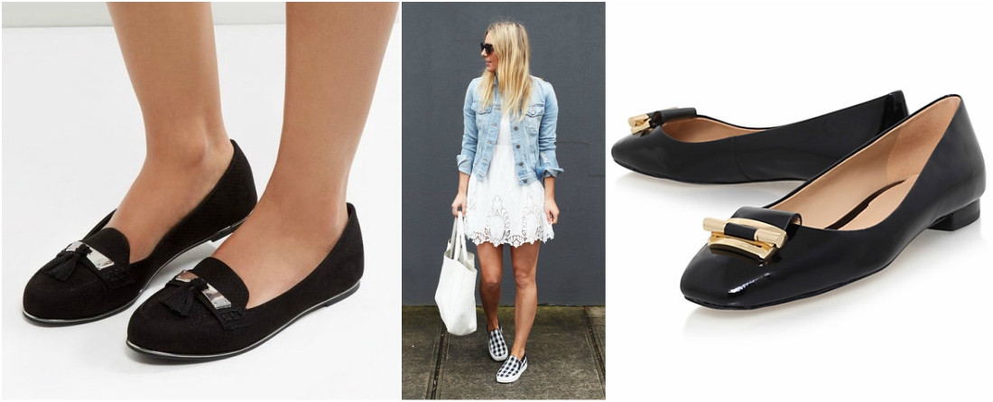 10 Easy Ways to Dress Down a Dress 29 flat-shoes-dressed-down-dress-casual-formal