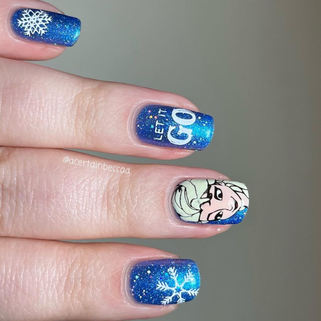 25 Latest Frozen Nail Designs To Try In 2024! 19